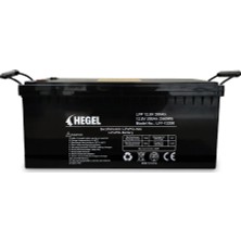 Hegel - Inges 12.8 Volt 200 Amper Lityum Akü - 12 Volt 200 Ah Lifepo4 Batarya - LFF-12200