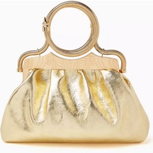 Okhtein Metalik Deri Bilezik Çanta, Miras Esintili & Sanatsal, Antik Mısır Tasarımı