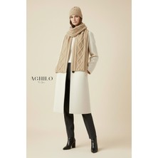 Aghilo Unisex Desenli Atkı Bere Takımı