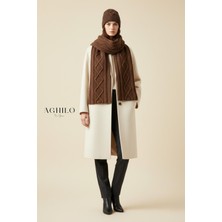 Aghilo Unisex Desenli Atkı Bere Takımı