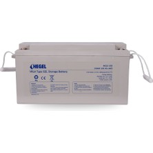 Hegel - Inges 12 Volt 150 Amper Derin Döngü Jel Akü - 12V 150AH Jel Akü - Karavan , Bağ Evi Aküsü