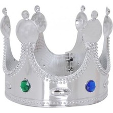 Ayder Timya Plastik Kral Tacı Gümüş Renk Çocuk Boy 45 cm (Timya/Go1395)  204118
