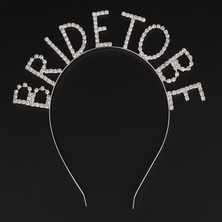 Ayder Timya Kristal Taşlı Gümüş Renk Bride To Be Gelin Tacı (Timya/Go1395)  204101