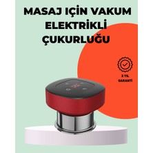 Flamex Taşınabilir Elektrikli Kupa Terapisi Masaj Cihazı Boyun Sırt Bacak