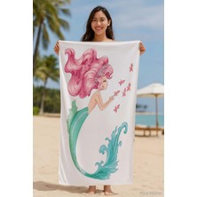 Mira Home Seadream Tropikal Desenli Plaj Havlusu 70X140 cm Denizkızı