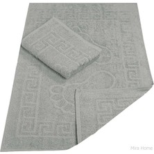 Mira Home 2 Li Banyo Ayak Havlusu %100 Pamuk 50X70 cm Menesch Gri