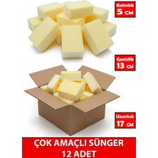 PC Premium Center Çok Amaçlı Sünger - 12 Adet - Sıvacı Süngeri - Oto Yıkama Süngeri Kulanımına Uygundur