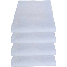 Mira Home 4 Lü Ayak Izli Banyo Paspas 100 Pamuklu Ayak Havlusu