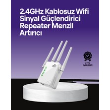 Flamex Wps Destekli 2.4ghz + 5ghz Wifi Sinyal Güçlendirici