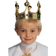 Ayder Timya Plastik Kral Tacı Altın Renk Çocuk Boy (Timya/Go1395)  204102