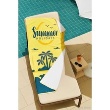 Mira Home Seadream Tropikal Desenli Plaj Havlusu 70X140 cm Summer Holiday