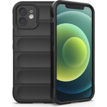 Techmrt Newface Iphone 12 Kılıf Optimum Silikon - Siyah