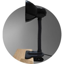 Kıskaçlı Siyah Masa Lambası, Modern ve Şık Tasarım