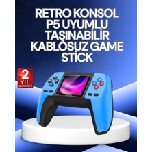 Flamex P5 Retro Gamepad | 520 Klasik Oyunlu Mini Oyun Konsolu