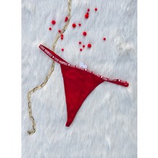 Dominant Sens Smyrna Love Yourself Baskı Detaylı String/tanga Külot