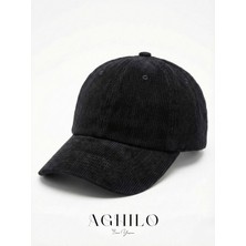 Aghilo Premium Yıkamalı Unisex Kadife Kep Şapka