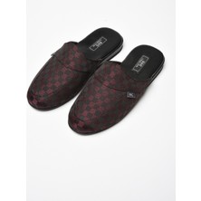 Miss Ayza Gc 385 Poli Taban Hediyelik ve Çeyizlik Ekoseli Erkek Ev Terliği