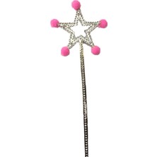 Ayder Timya Pembe Ponponlu Yıldız Peri Asası 1 Adet (Timya/Go1395)  204351