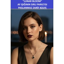 Zetconcept Zet Style “"lunar Bloom" – Ayışığının Sırlı Parıltısı" Van Cleef Paslanmaz Çelik Kolye - Muhteşem Bir Hediye