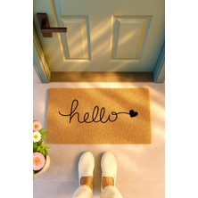 Sepetorium Modern Hello Baskılı Coco Giriş Paspası – Kaydırmaz Taban