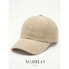 Aghilo Premium Yıkamalı Unisex Kadife Kep Şapka