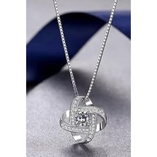 Zetconcept Zet Style “eternal Bond – Sonsuz Aşkın Işığı Kolyesi” – 925 Ayar Gümüş Zirkon Taşlı Kolye