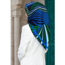 Vissona Tivil Ipek Eşarp 51837 - 8 - 0036 - 0032 Siyah Karışık Desen