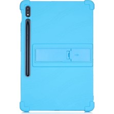 Eldenör Ally Galaxy Tab S8 Plus S7 Plus S7 Fe T970 T975 Kılıf 12.4 Inç Standlı Silikon KILIF-(5775)