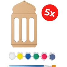 Kidose Çocuk Kandil Boyama Seti | Ramazan Temalı Eğitici Aktivite