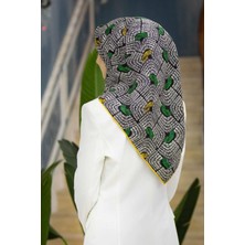 Vissona Tivil Ipek Eşarp 51717 - 10 - 0047 - 0001 Siyah Karışık Desen