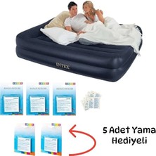 Yıldırım Oyuncak Elektrikli Queen Pillow Fiber-Tech Şişme Yatak 152X203X42 cm