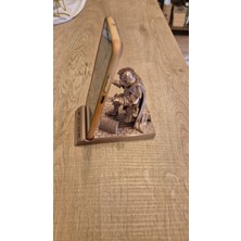 İsme Özel Telefon Tutucu & Kalem Tutucu Şövalye - BRONZ