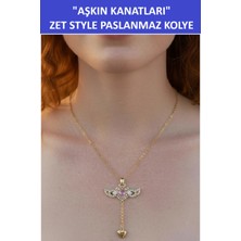 Zetconcept Zet Style “aşkın Kanatları" Paslanmaz Çelik Kolye - Muhteşem Bir Hediye