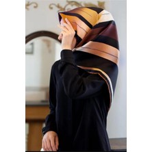 Vissona Tivil Ipek Eşarp 16463 - 1 - 0001 - 0014 Siyah Karışık Desen