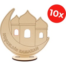 Kidose Hilal Ay ve Cami Detaylı Hoş Geldin Ramazan Dekorasyonu