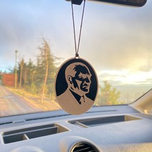Serüven Dikiz Aynası Süsü – Mustafa Kemal Atatürk Portre - Plastik, Cam Çizmez