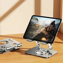 Eldenör Ally H07 Katalanabilir Alüminyum Tablet ve Telefon Tutucu STANDI-(5775)