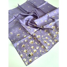 Vissona Tivil Ipek Eşarp 51776 - 0022 - 0022 Lila Karışık Desen