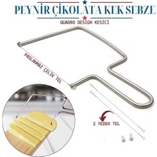 Hsnet Quadro Peynir Çikolata Kek Sebze Kesici Dilimleyici