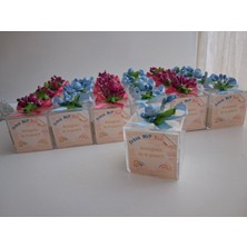 Buğlem Hediyelik 20 Adet Süslemeli ve Etiketli Buble Mum