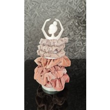 Balerin 2 Katlı Saç Tokası Tutucu Stand, Saç Lastiği Askısı, Renk Seçeneği Mevcut Organizer