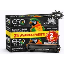 Ero Print Canon MF-642Cdw Siyah Muadil Toner - 3100 Sayfalık Çipli Toner - 2'li Avantaj Paket
