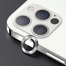 Usams Iphone 12 3D Metal Çerçeveli Kamera Lens KORUYUCU-(5775)