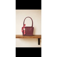 Özüm Takı Çanta Kadın Fular Detay Kol ve Omuz Çantası Bordo