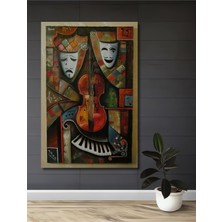 Teona Ahşap Müzik Tiyatrosu Ahşap Dekoratif Ev,antre,salon,ofis,mutfak,yatak Odası Tablo