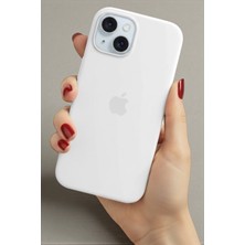 Pronorth IPhone 13 - 14 Uyumlu Kılıf Logolu Soft Yumuşak Içi Kadife Silikon Kapak