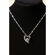 Zetconcept Zet Style “everheart – Sonsuz Kalp Büyüsü Kolyesi” – 925 Ayar Antik Gümüş Zincir-Zirkon Taşlı Kolye