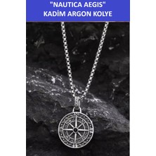 Zetconcept Zet Style “nauticus Aegis – Kadim Argón” Mistik Erkek Paslanmaz Çelik Kolye-Muhteşem Bir Hediye.