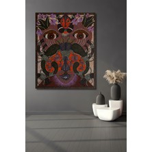 Teona Ahşap Kabile Maskesi Yağlı Boya Görünümlü Dekoratif Ahşap Ev,antre,salon,ofis,mutfak,yatak Odası Tablo