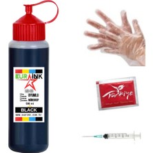 Eurink Canon E464 Yazıcı Uyumlu Mürekkep Siyah 500 ml (Kartuş No:46-56)